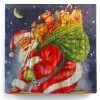 Weihnachtsservietten Mit Nikolaus-Motiv -Finster Mode Haus 20er set weihnachtsservietten mit weihnachtsmann als motiv weihnachtsdekoration 24840 01