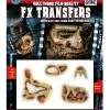 Verwesende Zombiewunden Zum Aufkleben 2 Verwesende Zombiewunden Zum Aufkleben -Finster Mode Haus 3d tattoo verwesender zombie zombie wunden set wunden fuer halloween make up 23676