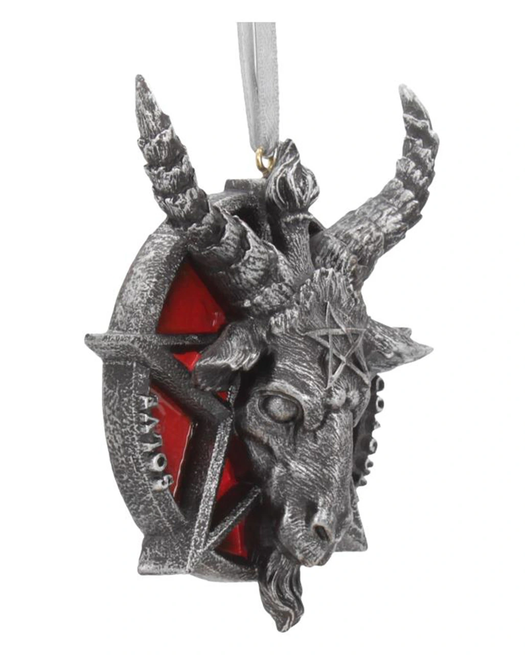 Baphomet Christbaumkugel 9,5cm 5 Baphomet Christbaumkugel 9,5cm – Bild 3