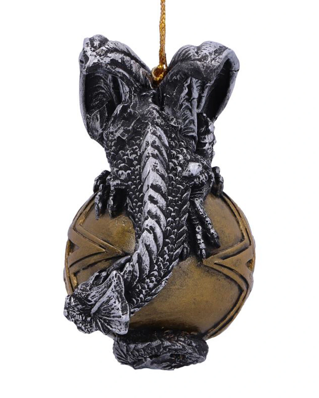 Drache Mit Pentagramm Christbaumkugel 10cm 4 Drache Mit Pentagramm Christbaumkugel 10cm – Bild 2