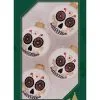 Sugar Skull Halloween Christbaumkugeln Ø6,5cm 4 Stück 1 Sugar Skull Halloween Christbaumkugeln Ø6,5cm 4 Stück -Finster Mode Haus day of the dead halloween weihnachtskugeln day of the dead halloween christmas balls sugar skull baumkugeln 54707