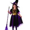 Magic Glitter Hexe Kinderkostüm 1 Magic Glitter Hexe Kinderkostüm -Finster Mode Haus glitter hexe mit pailletten kinderkostuem halloween kostuem fuer kinder halloween witch kids costume 50321