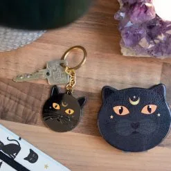 Gothicat Schlüsselanhänger -Finster Mode Haus gothicat schluesselanhaenger gothicat keyring gothic accessoire gothic geschenkartikel 52799 03