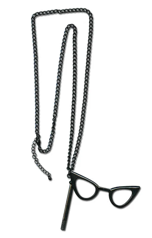 Halskette Mit Cat Eye Brille 2 Halskette Mit Cat Eye Brille