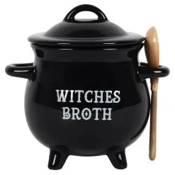 Hexenkessel Mit Löffel Als Suppenschale