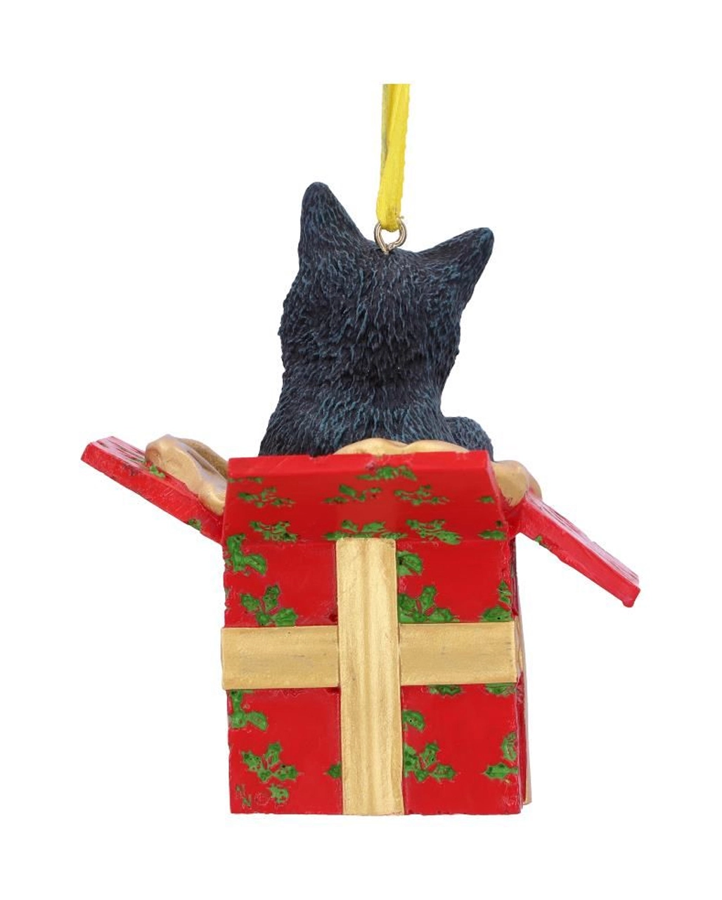 Katze In Geschenk Weihnachtskugel 9cm 5 Katze In Geschenk Weihnachtskugel 9cm – Bild 3