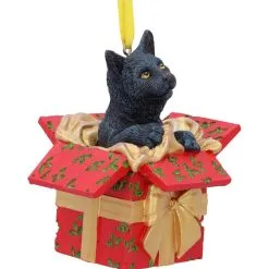 Katze In Geschenk Weihnachtskugel 9cm 10 Katze In Geschenk Weihnachtskugel 9cm -Finster Mode Haus katzen geschenk weihnachtskugel gothic weihnachtsdeko und wohnaccessoires gothic cat ornament 52306 4