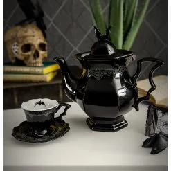 After Midnight Tasse & Unterteller KILLSTAR -Finster Mode Haus killstar after midnight tee und kaffee kanne killstar after midnight tea and coffee pot gothic accesoires 50538 03