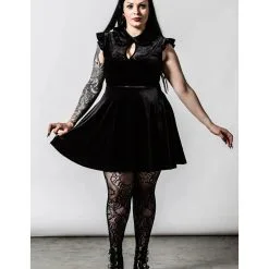 Amaymon Kleid Mit Kragen KILLSTAR