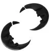 Schwarze Halbmond Ohrringe KILLSTAR 2 Schwarze Halbmond Ohrringe KILLSTAR -Finster Mode Haus killstar black crescent moon ohrringe killstar crescent moon earrings gothic schmuck 51892 01