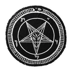 Runde Black Mass Tagesdecke KILLSTAR