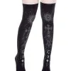 Damiana Strümpfe KILLSTAR -Finster Mode Haus killstar damiana struempfe killstar gothic stockings witchy fashion and accessories 51618