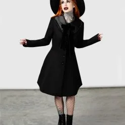 Druantia Mantel KILLSTAR -Finster Mode Haus killstar druantia mantel gothic bekleidung gothic mantel gothic fashion killstar bekleidung killstar fashion 54250