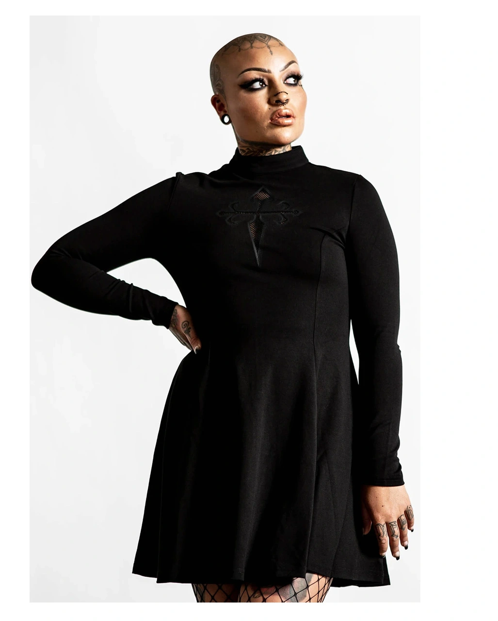 Evanna Kreuz Kleid KILLSTAR 4 Evanna Kreuz Kleid KILLSTAR – Bild 2