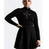Evanna Kreuz Kleid KILLSTAR 1 Evanna Kreuz Kleid KILLSTAR -Finster Mode Haus killstar evanna cross kleid killstar evanna cross dress gothic mode gothic kleid 51915 03