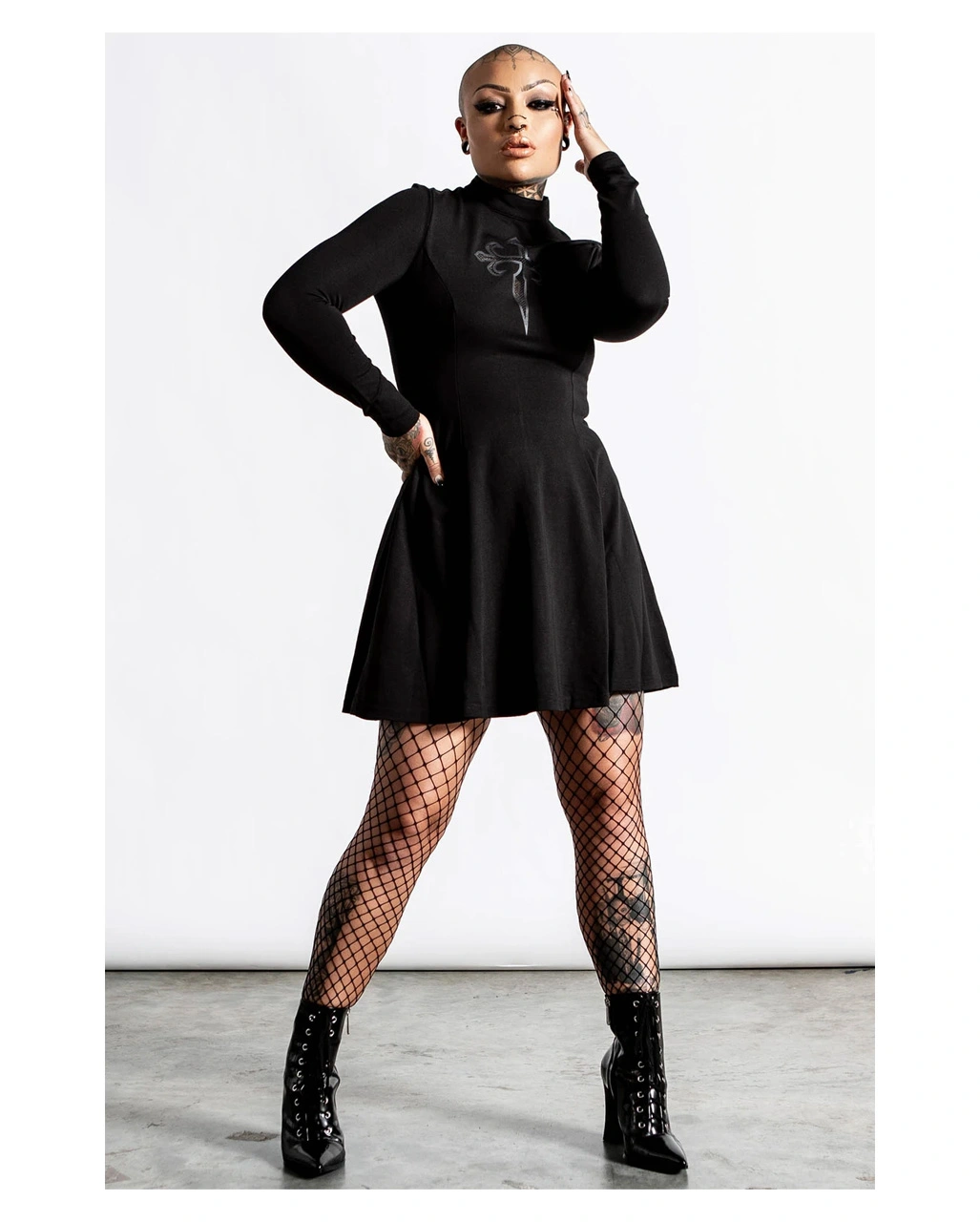 Evanna Kreuz Kleid KILLSTAR 6 Evanna Kreuz Kleid KILLSTAR – Bild 4