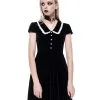 Kragenkleid Every Mourning KILLSTAR 2 Kragenkleid Every Mourning KILLSTAR -Finster Mode Haus killstar every mourning kragenkleid killstar every mourning collar dress gothic mode gothic fashion 51395 01