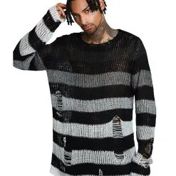 Grady Strickpullover KILLSTAR -Finster Mode Haus killstar grady strickpullover soft knit sweater gothic fashion und gothic shop 51981 5