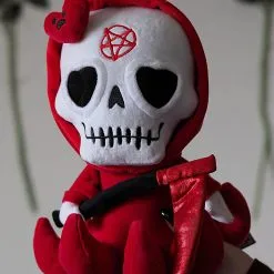 Grim Reaper Secret Ritual Plüschtier KILLSTAR -Finster Mode Haus killstar grim reaper secret ritual pluesch tier killstar kreeptures gothic kuscheltier gothic accessoires und geschenkartikel 53723