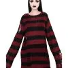 Krueger Strickpullover KILLSTAR -Finster Mode Haus killstar krueger strickpullover soft knit sweater gothic fashion und zubehoer gothic shop 51982