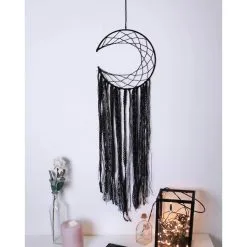 Finster Mode Haus -Finster Mode Haus killstar luna dream catcher deko killstar luna dream catcher wall hanger 51901 02