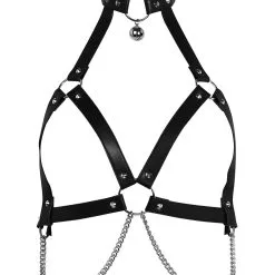 Madam Meow Harness KILLSTAR -Finster Mode Haus killstar madam meow harness killstar accessoire kunstleder harness gothic geschenkartikel un accessoires goth kleidung killstar faux leather harness 53473 2