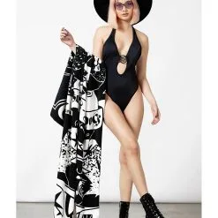 Meow Hocus Pocus Strandtuch KILLSTAR 11 Meow Hocus Pocus Strandtuch KILLSTAR -Finster Mode Haus killstar meow hocus pocus strandtuch killstar meow gical beach towel gothic badetuch 52596 5