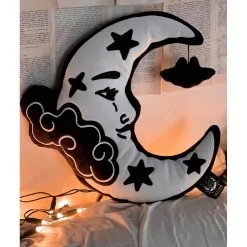 Moonbeam Halbmond Kissen KILLSTAR -Finster Mode Haus killstar moonbeam cushion killstar moonbeam zierkissen gothic deko 51534 03