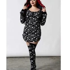 KILLSTAR Purr Off Schlafkleid -Finster Mode Haus killstar purr off sleep dress killstar purr off nachthemd killstar purr off schlafkleid 52112 03