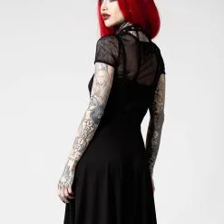 Rotten Luck Skater Kleid KILLSTAR -Finster Mode Haus killstar rotten luck skater kleid killstar rotten luck skater dress gothic fashion gohtic kleider und roecke gotik mode 52290 4