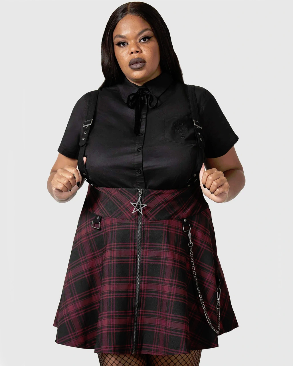 Study Hell Suspender Skirt Rot KILLSTAR 4 Study Hell Suspender Skirt Rot KILLSTAR – Bild 2