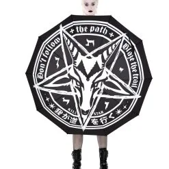 Under My Spell Regenschirm KILLSTAR -Finster Mode Haus killstar under my spell regenschirm under my spell umbrella gothic accessoires gothic geschenkartikel 50539 01