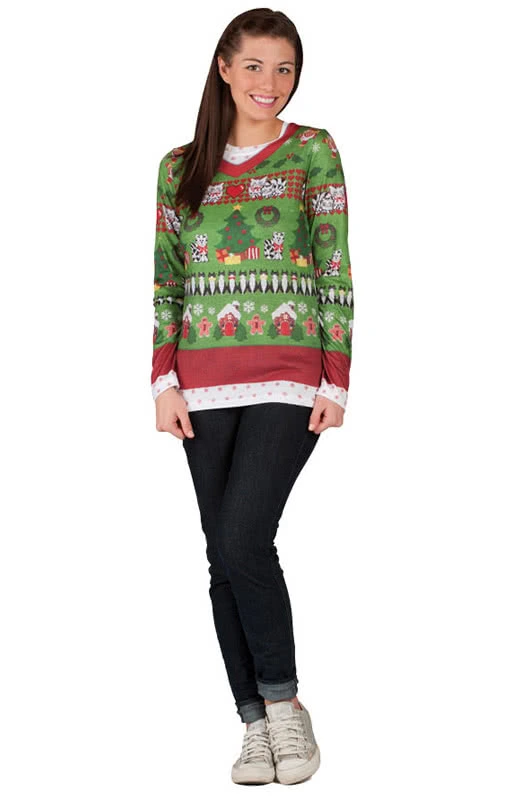 Kitschiges Lady Weihnachts Longsleeve 3 Kitschiges Lady Weihnachts Longsleeve