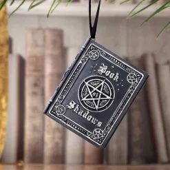 Kleines Book Of Shadows Christbaumkugel 7,2cm -Finster Mode Haus kleines book of shadows weihnachtsschmuck book of shadows haenge ornament book of shadows hanging ornament 54620 08