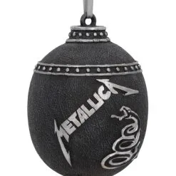 Metallica Black Album Christbaumkugel -Finster Mode Haus metallica black album weihnachtskugel metallica black album hanging ornament 51080 03