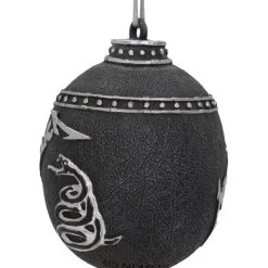 Metallica Black Album Christbaumkugel -Finster Mode Haus metallica black album weihnachtskugel metallica black album hanging ornament 51080 04