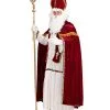 5-tlg Nikolaus Kostüm Mit Mitra -Finster Mode Haus nikolaus kostuem weihnachtsmann kostuem santa claus kostuem santa claus costume 37000 04