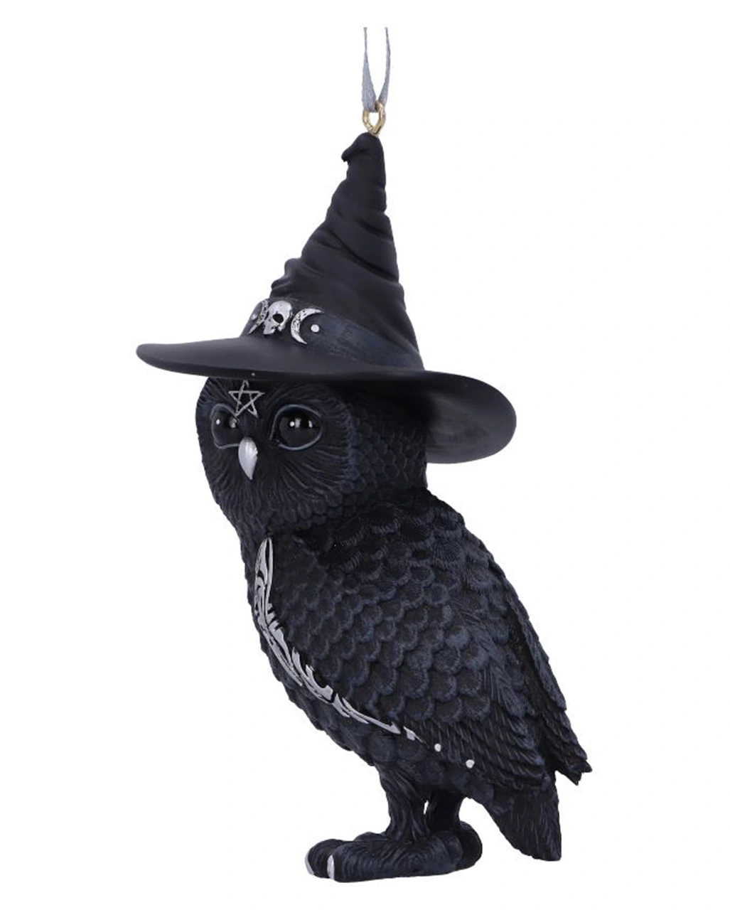 Owlocen Hexeneule Christbaumkugel 12cm 4 Owlocen Hexeneule Christbaumkugel 12cm – Bild 2