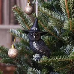 Owlocen Hexeneule Christbaumkugel 12cm 15 Owlocen Hexeneule Christbaumkugel 12cm -Finster Mode Haus owlocen hexeneule weihnachtskugel owlocen hanging ornament gothic weihnachtskollektion 51091 07