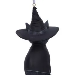 Purrah Hexenkatze Christbaumkugel 11cm -Finster Mode Haus purrah hexenkatze weihnachtskugel gothic christbaumkugel purrah witch cat hanging ornament 51092 03
