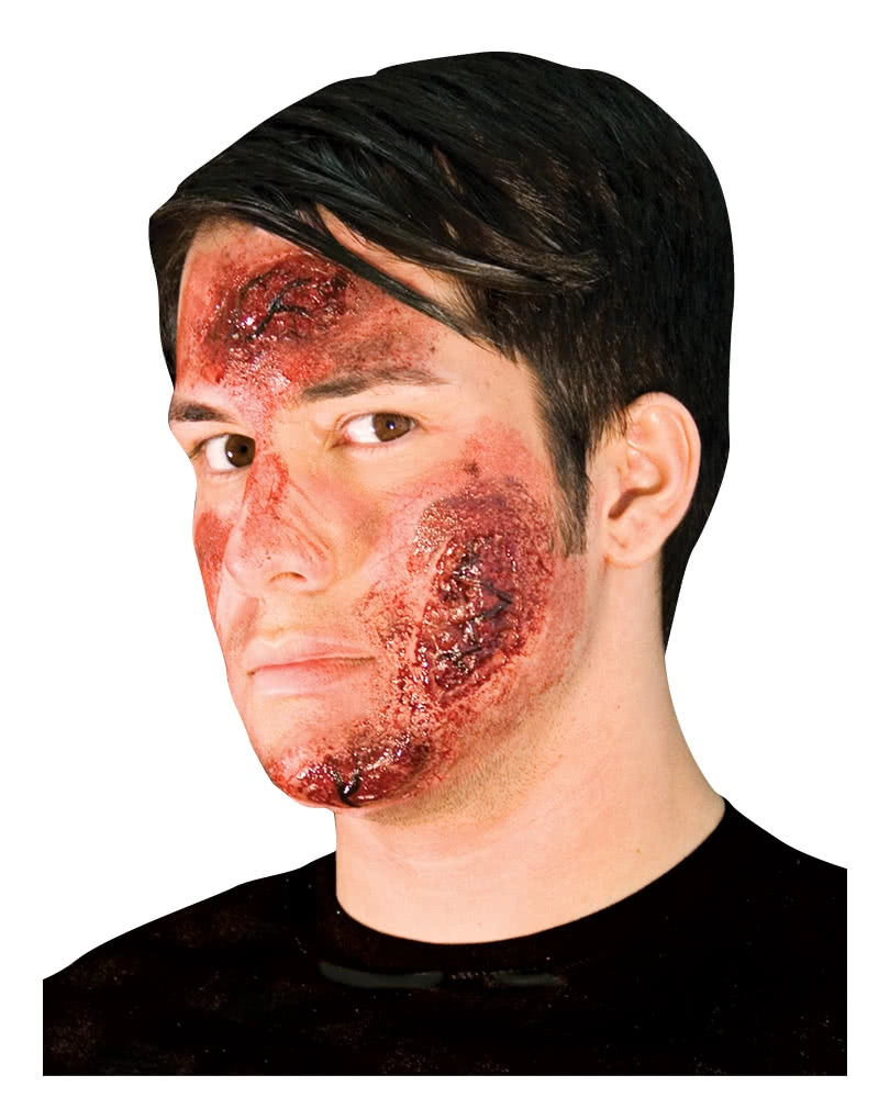 Schürfwunde Aus Latex 3-tlg. 3 Schürfwunde Aus Latex 3-tlg.