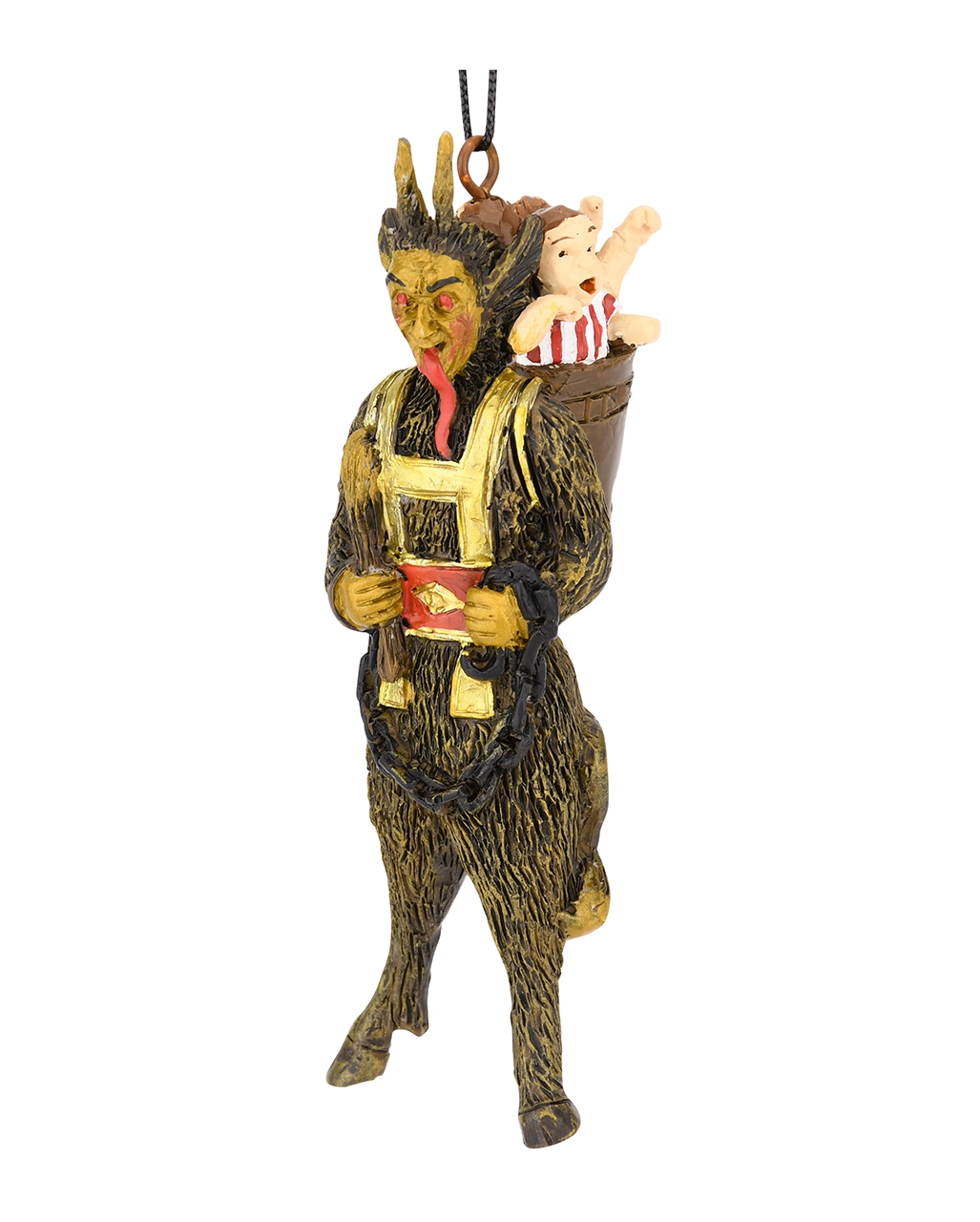 Spooky Krampus Zwillinge Christbaumkugel 10cm 3 Spooky Krampus Zwillinge Christbaumkugel 10cm