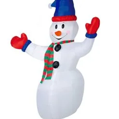 Aufblasbarer Schneemann Mit LED 240cm