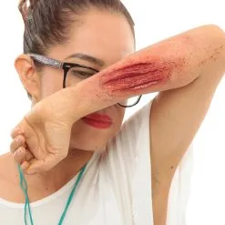 Latex-Applikation Schnittwunde