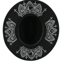 Schwarzer Hexenhut Mit Astrologie Symbolen 10 Schwarzer Hexenhut Mit Astrologie Symbolen -Finster Mode Haus schwarzer hexenhut mit wahrsage symbolen black witch hat with fortune teller symbols 54548 04