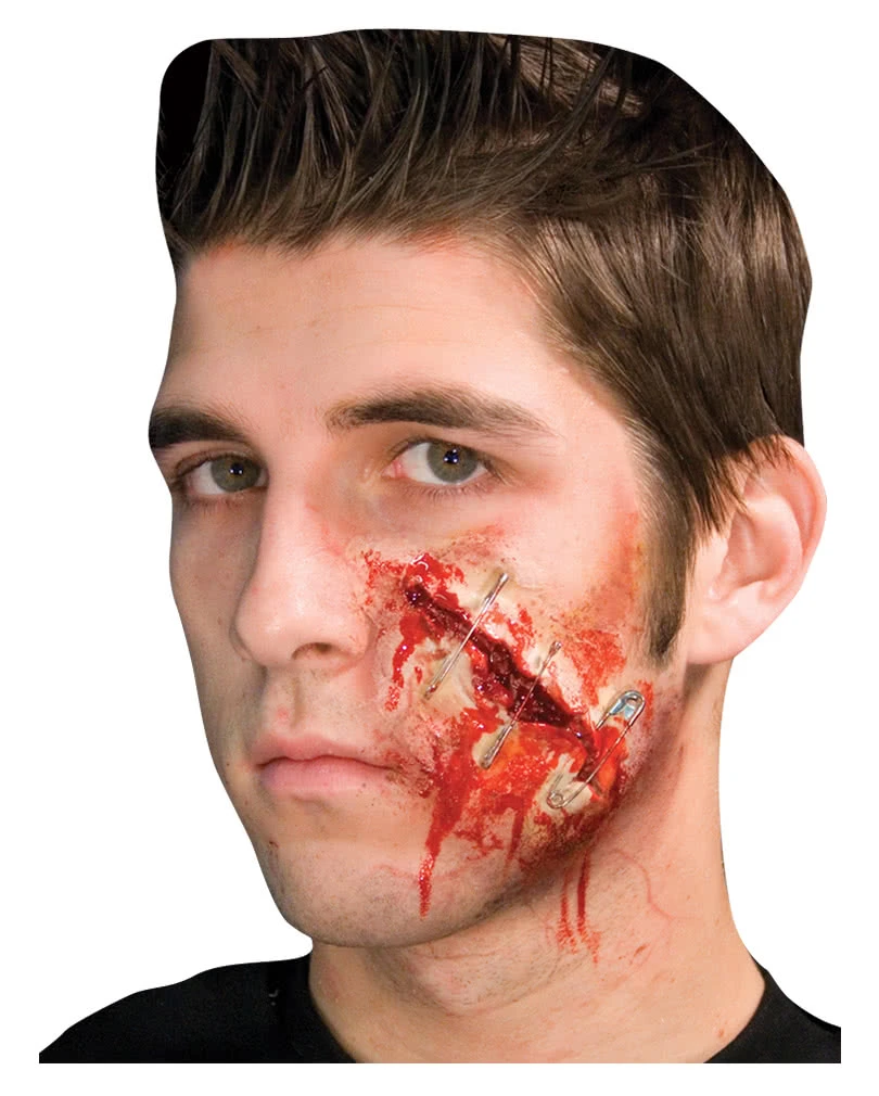 Große Sicherheitsnadel Latexwunde 3 Große Sicherheitsnadel Latexwunde