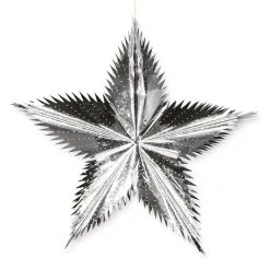 Deko Stern Silber 50cm