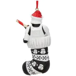 Star Wars Stormtrooper In Weihnachtsstrumpf Weihnachtsornament -Finster Mode Haus star wars stormtrooper in weihnachtsstrumpf weihnachtskugel star wars deko und geschenkartikel gothic und alternative weihnachtsdeko 52302 3