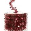 Sterngirlande In Bordeauxrot 2 Sterngirlande In Bordeauxrot -Finster Mode Haus sterngirlande bordeaux 7m weihnachts girlande weihnachts deko 24416
