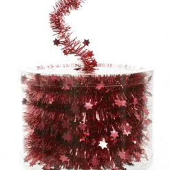 Sterngirlande In Bordeauxrot